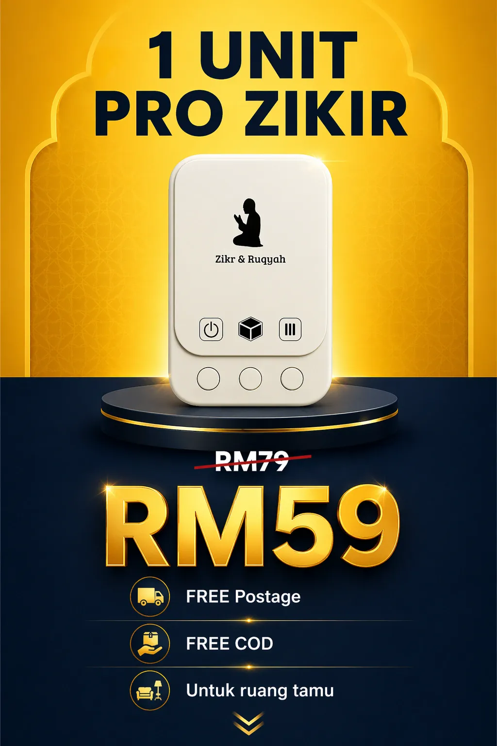 Pakej 1 Unit RM59