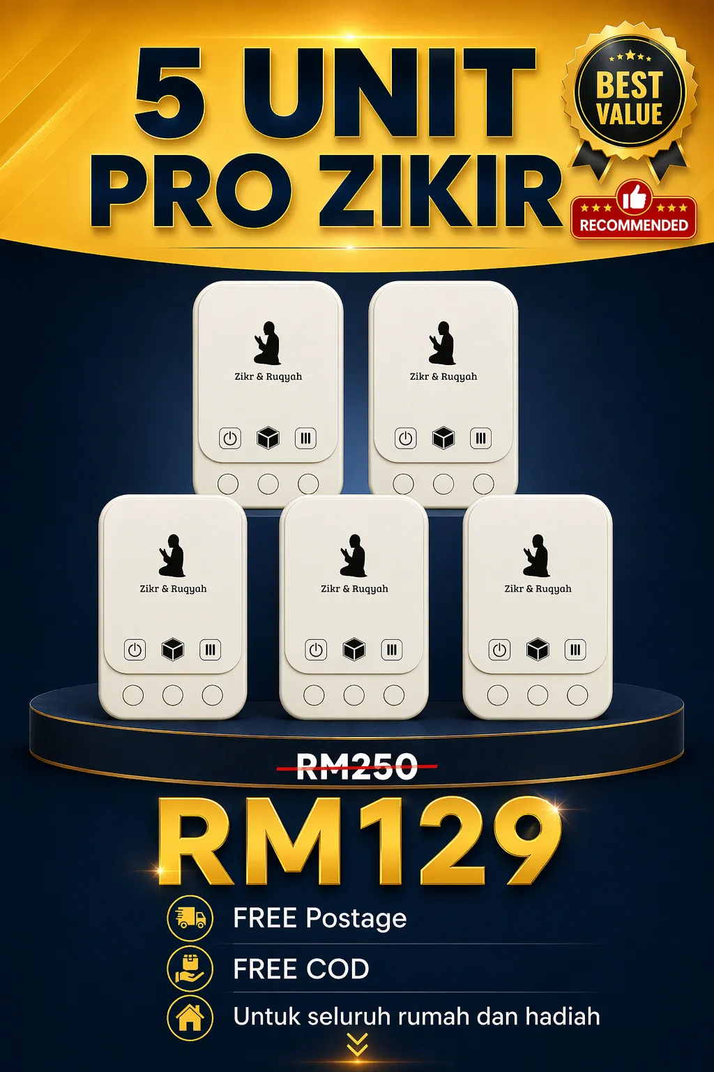 Pakej 5 Unit RM129